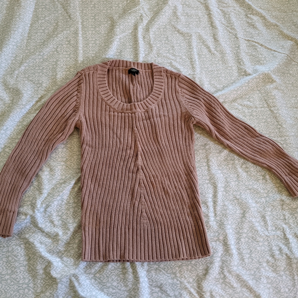 Talbots pink sweater
